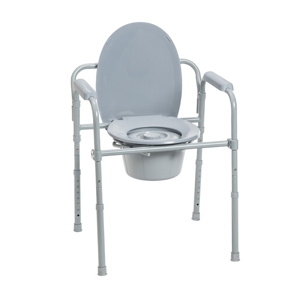 Drive Folding Steel Commode1 Drive Folding Steel Commode