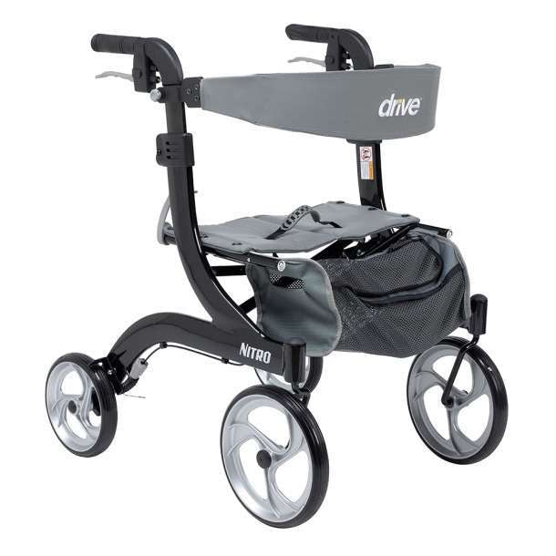 Drive Nitro Hemi Height Aluminum Rollator Drive Nitro Hemi Height Aluminum Rollator