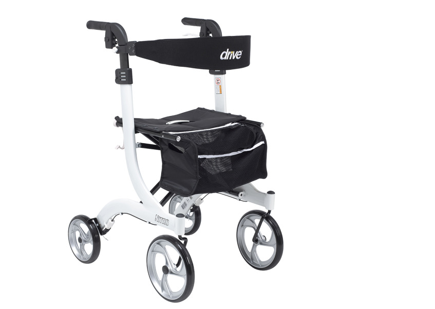 Nitro Euro Style Rollator White Nitro Euro Style Rollator