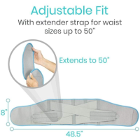 Vive Back Ice Wrap Adjustable Fit thumbnail Vive Back Ice Wrap thumbnail