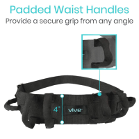 Vive Transfer Belt Padded Waist Handles thumbnail Vive Transfer Belt thumbnail