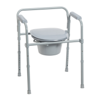 Drive Folding Steel Commode thumbnail Drive Folding Steel Commode thumbnail