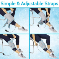 Vive Compression Knee Ice Wrap Simple and Adjustable Straps thumbnail Vive Compression Knee Ice Wrap thumbnail