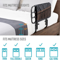 Stander EZ Adjust Bed Rail4 thumbnail Stander EZ Adjust Bed Rail thumbnail