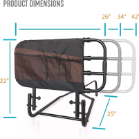 Stander EZ Adjust Bed Rail5 thumbnail Stander EZ Adjust Bed Rail thumbnail