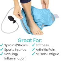 Vive Compression Ankle Ice Wrap Great For thumbnail Vive Compression Ankle Ice Wrap thumbnail