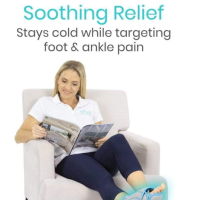 Vive Compression Ankle Ice Wrap Soothing Relief thumbnail Vive Compression Ankle Ice Wrap thumbnail