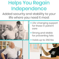 Vive Floor to Ceiling Grab Bar Regain Independence thumbnail Vive Floor to Ceiling Grab Bar thumbnail