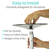 Vive Floor to Ceiling Grab Bar Easy to Install thumbnail Vive Floor to Ceiling Grab Bar thumbnail