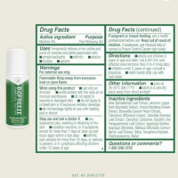 Biofreeze Roll-On Drug Facts thumbnail Biofreeze Roll-On thumbnail