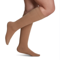 Women's Essential Cotton Calf Compression Stockings Nude thumbnail Women's Essential Cotton Calf Compression Stockings thumbnail