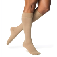 Women's Essential Opaque Calf Plus with Grip-Top Compression Stockings thumbnail Women's Essential Opaque Calf Plus with Grip-Top Compression Stockings thumbnail