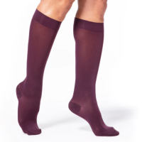 Women's Style Soft Opaque Calf 15-20mmHg Compression Stockings Mulberry thumbnail Women's Style Soft Opaque Calf 15-20mmHg Compression Stockings thumbnail