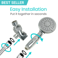 Vive Handheld Shower Head Easy Installation thumbnail Vive Handheld Shower Head thumbnail
