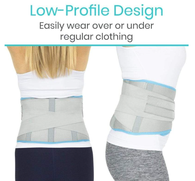 Vive Back Ice Wrap Low Profile Design Vive Back Ice Wrap