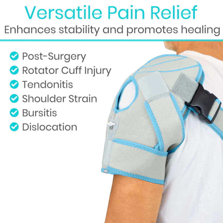 Vive Compression Shoulder Ice Wrap Versatile Pain Relief Vive Compression Shoulder Ice Wrap