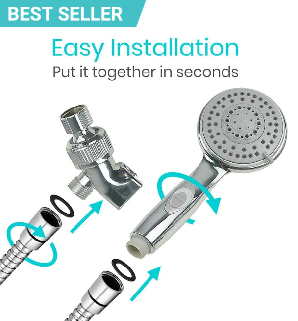 Vive Handheld Shower Head Easy Installation Vive Handheld Shower Head