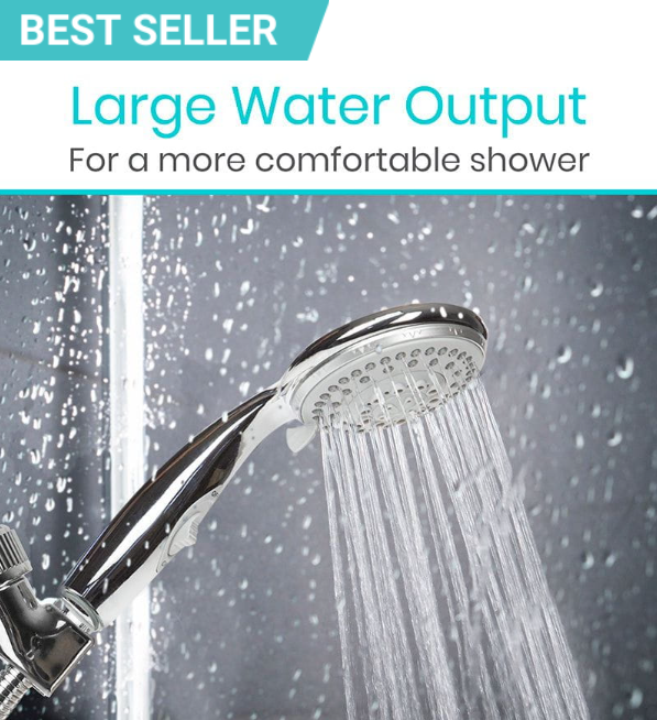 Vive Handheld Shower Head Large Water Output Vive Handheld Shower Head