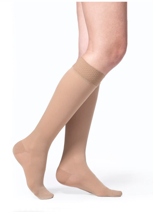 Women's Essential Opaque Calf Grip-Top Compression Stockings Women's Essential Opaque Calf Grip-Top Compression Stockings