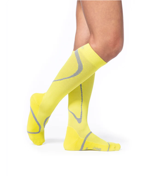 Women's Motion High-Tech Calf Stockings Yellow Women's Motion High-Tech Calf Stockings