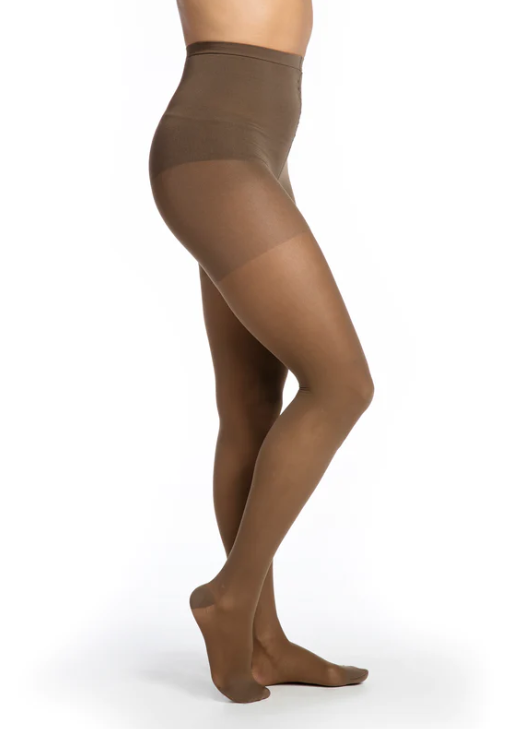 Women's Style Sheer Compression Pantyhose Mocha Women's Style Sheer Compression Pantyhose Mocha